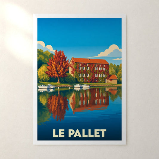 Affiche Le Pallet – sans cadre, accrochée au mur