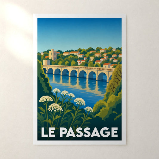 Affiche Le Passage – sans cadre, accrochée au mur