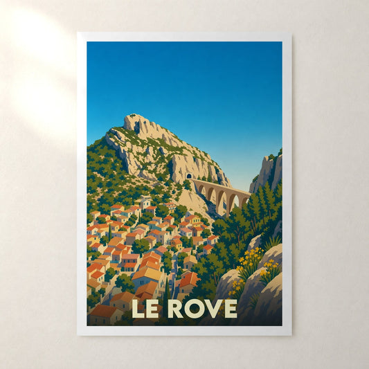 Affiche Le Rove – sans cadre, accrochée au mur