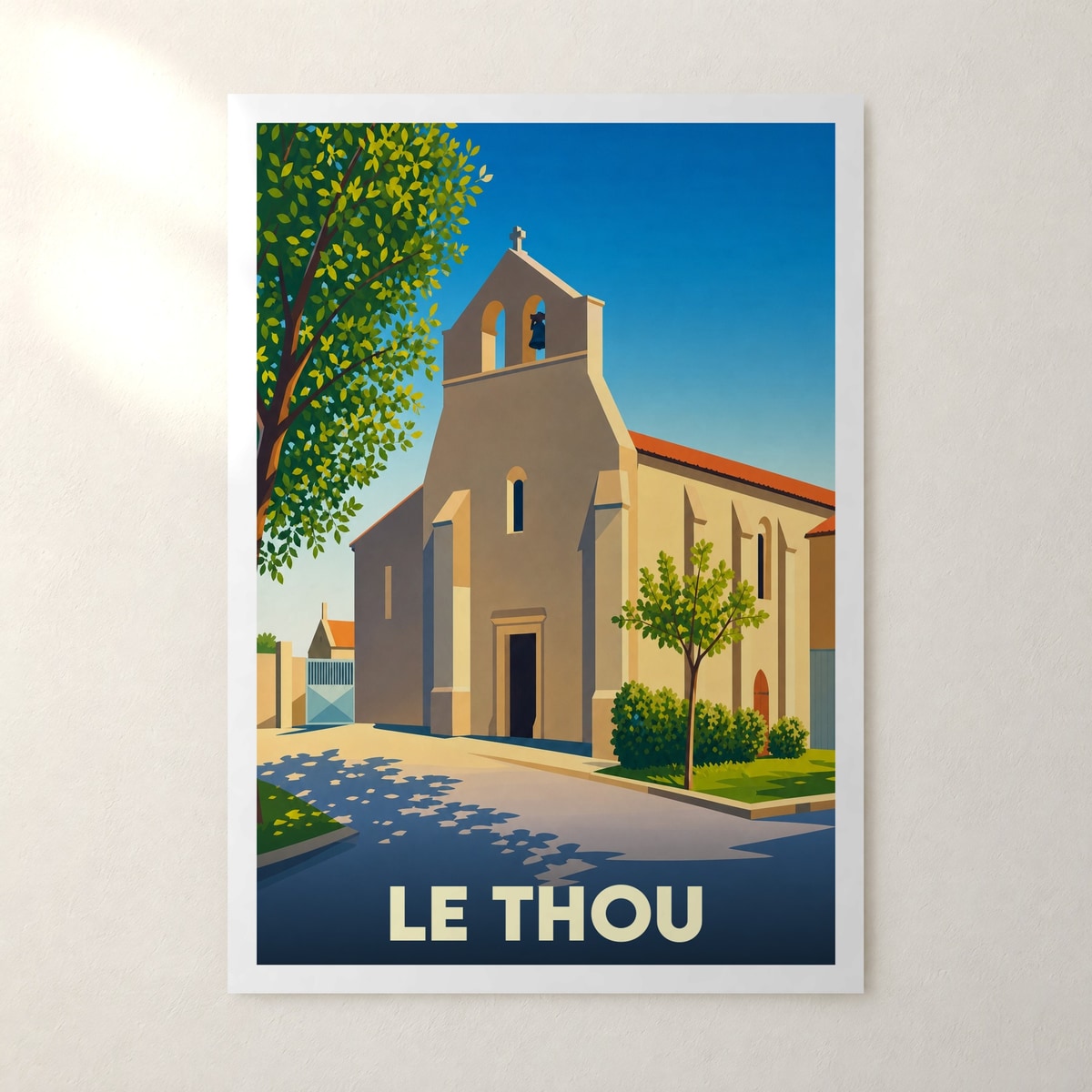 Affiche Le Thou – sans cadre, accrochée au mur