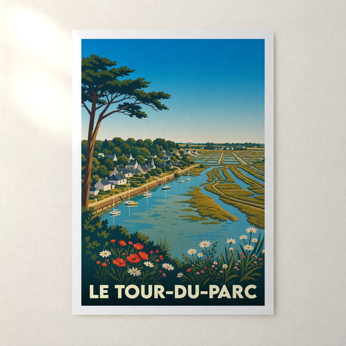 Affiche Le Tour-du-Parc – sans cadre, accrochée au mur