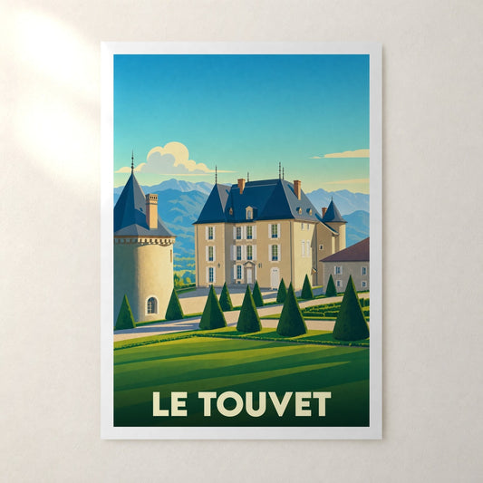 Affiche Le Touvet – sans cadre, accrochée au mur