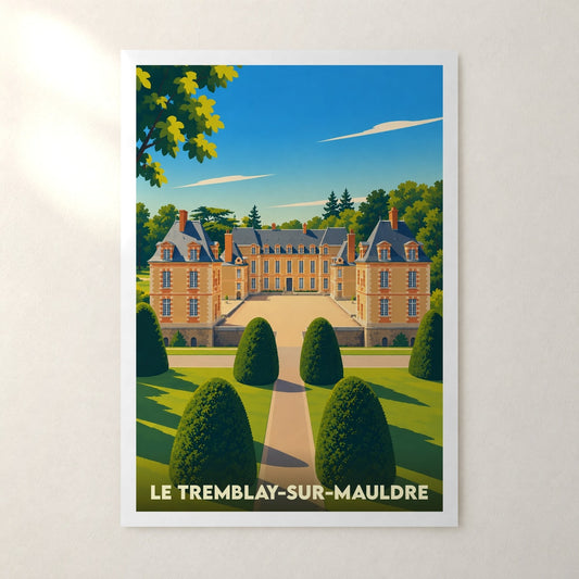 Affiche Le Tremblay-sur-Mauldre – sans cadre, accrochée au mur
