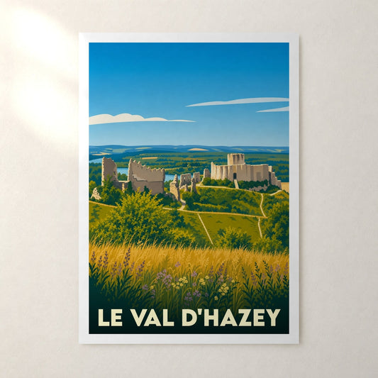 Affiche Le Val d'Hazey – sans cadre, accrochée au mur