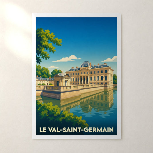 Affiche Le Val-Saint-Germain – sans cadre, accrochée au mur