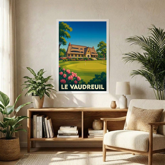 Affiche A1 (59,4 x 84,1 cm) Sans cadre souvenir de Le Vaudreuil