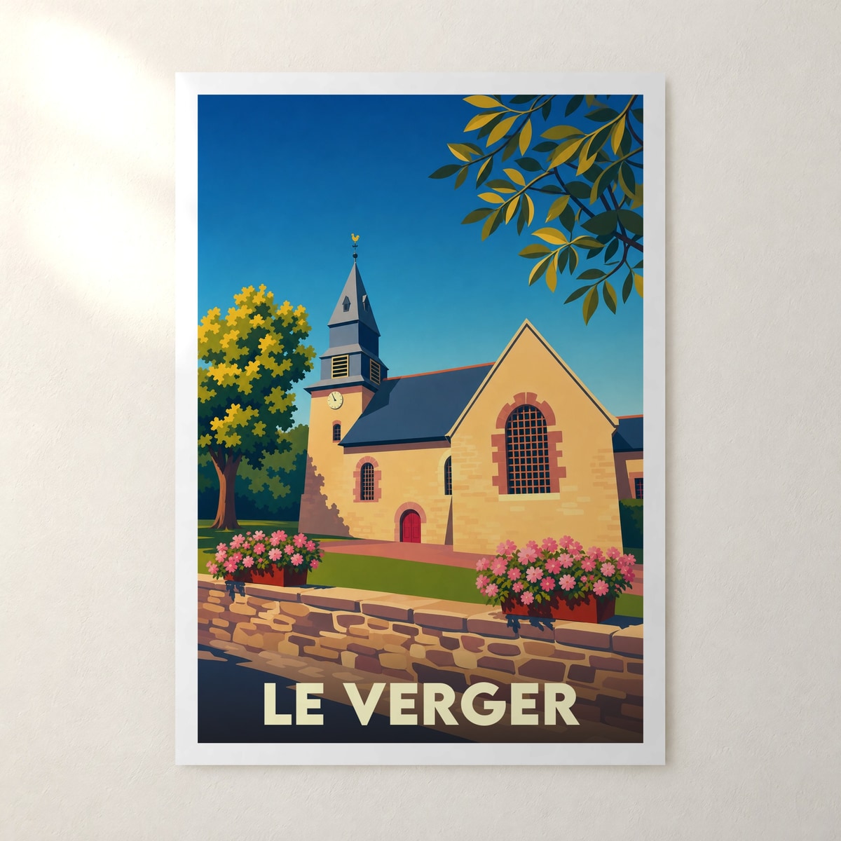 Affiche Le Verger – sans cadre, accrochée au mur