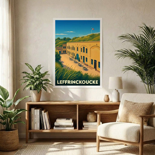 Affiche A1 (59,4 x 84,1 cm) Sans cadre souvenir de Leffrinckoucke