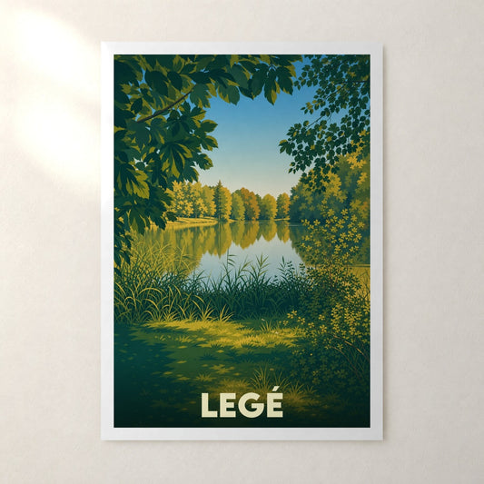 Affiche Legé – sans cadre, accrochée au mur