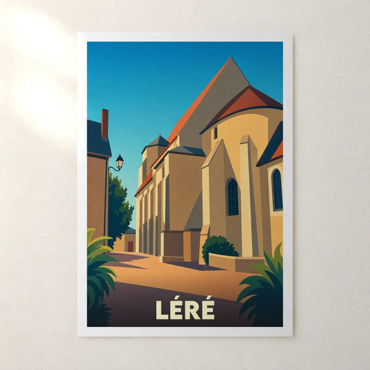 Affiche Léré – sans cadre, accrochée au mur