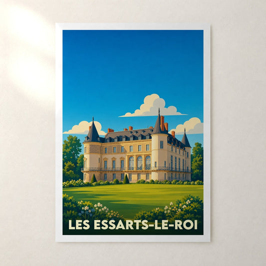 Affiche Les Essarts-le-Roi – sans cadre, accrochée au mur