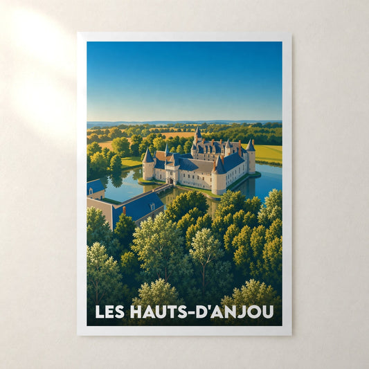 Affiche Les Hauts-d'Anjou – sans cadre, accrochée au mur