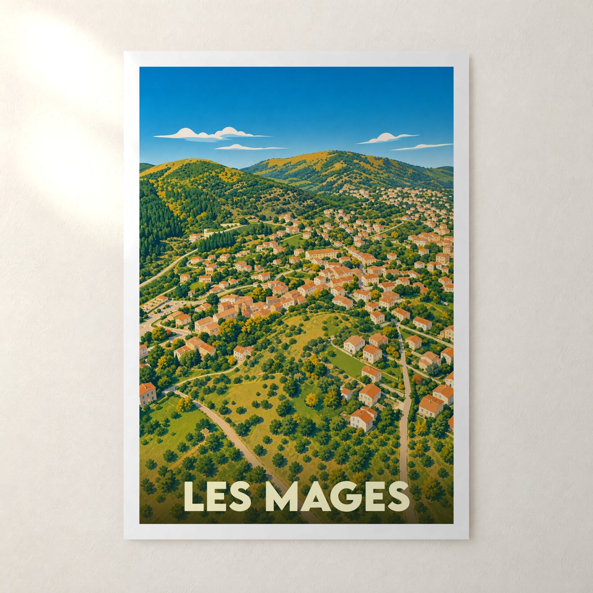 Affiche Les Mages – sans cadre, accrochée au mur