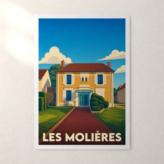 Affiche Les Molières – sans cadre, accrochée au mur