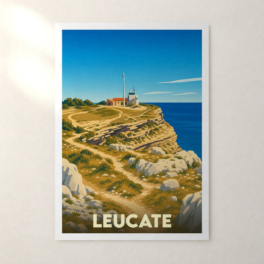 Affiche Leucate – sans cadre, accrochée au mur