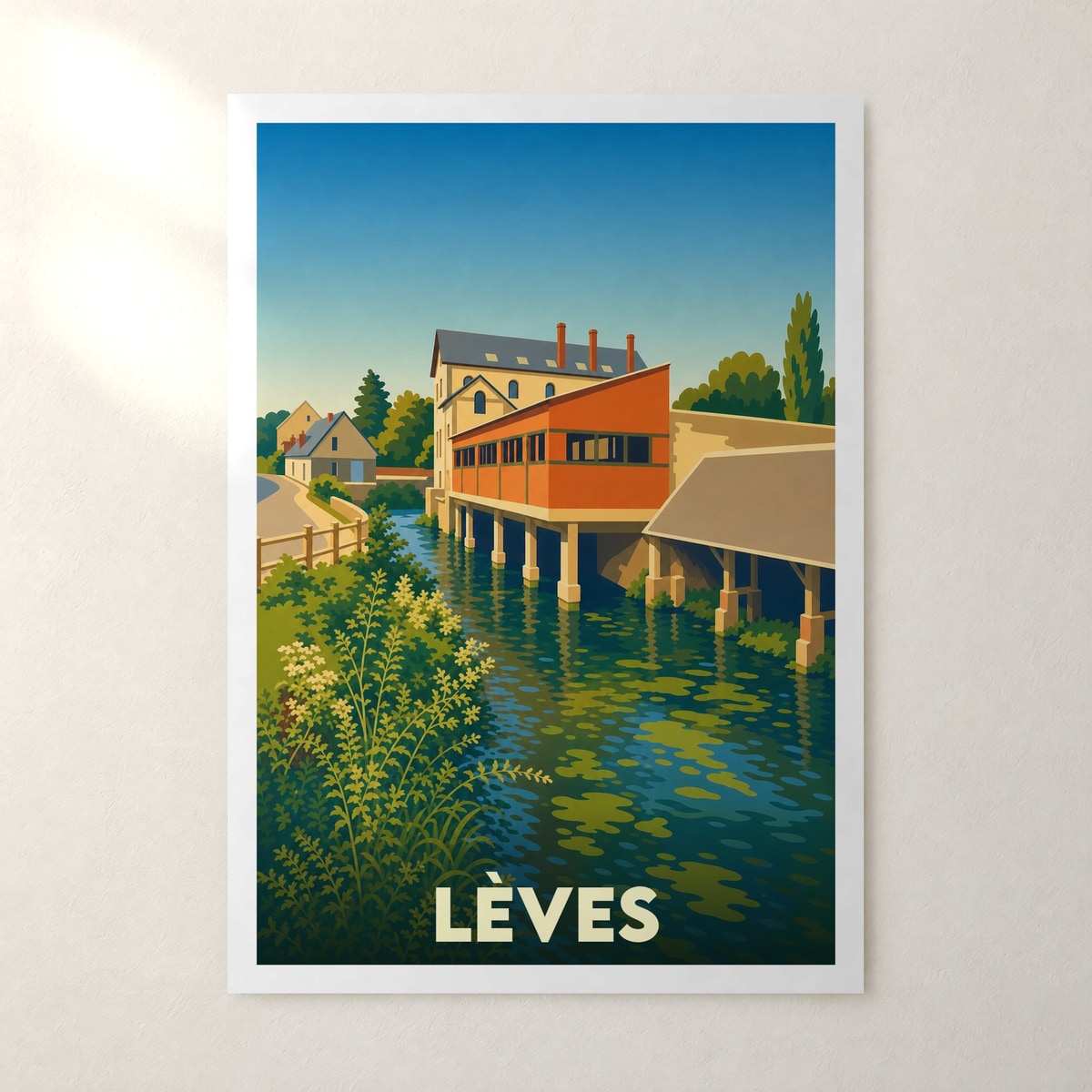Affiche Lèves – sans cadre, accrochée au mur