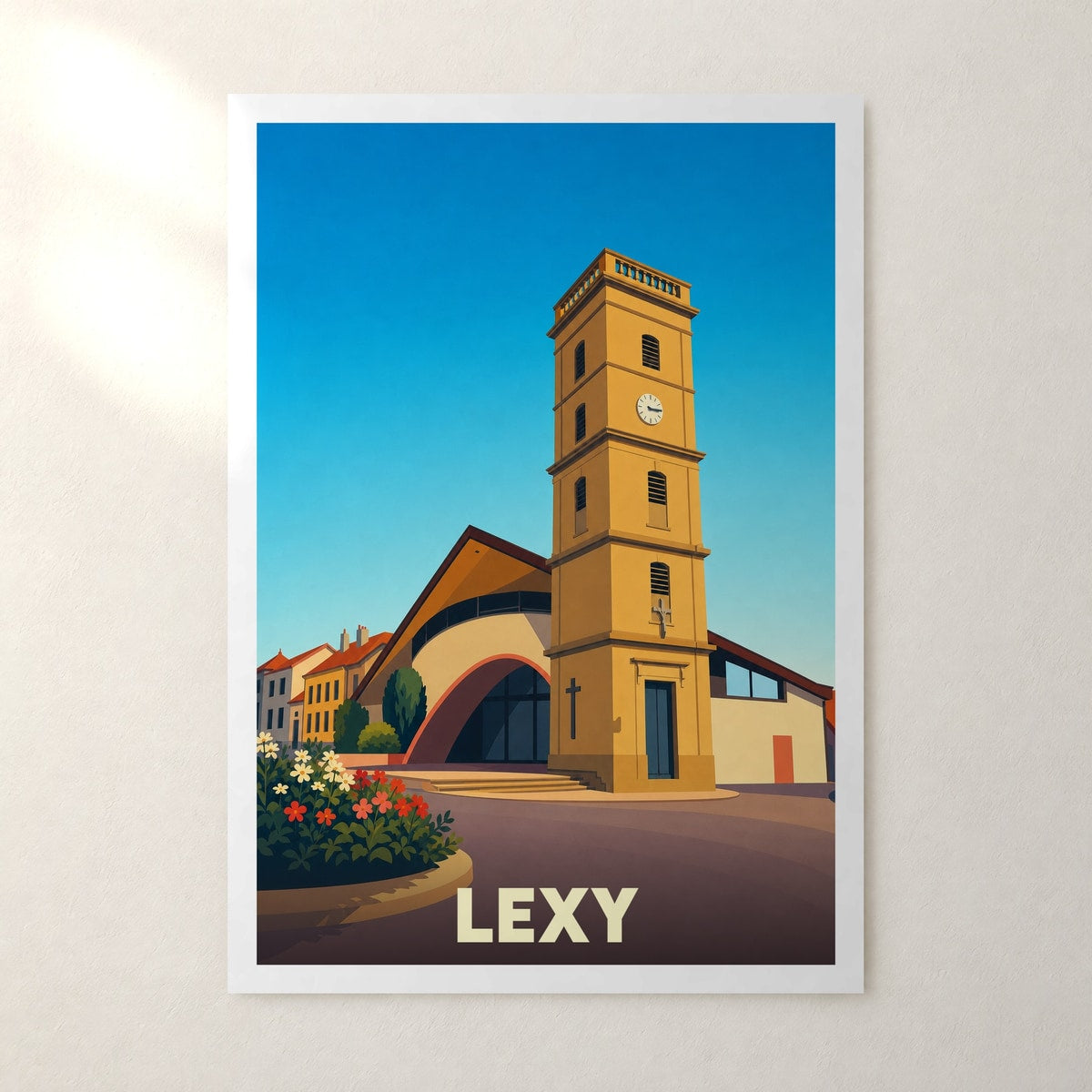 Affiche Lexy – sans cadre, accrochée au mur