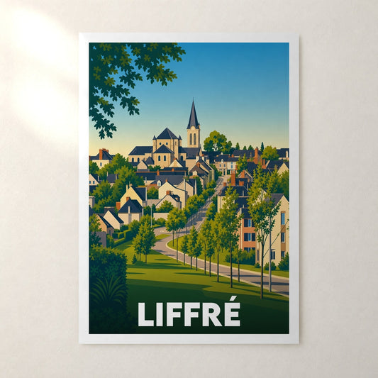 Affiche Liffré – sans cadre, accrochée au mur