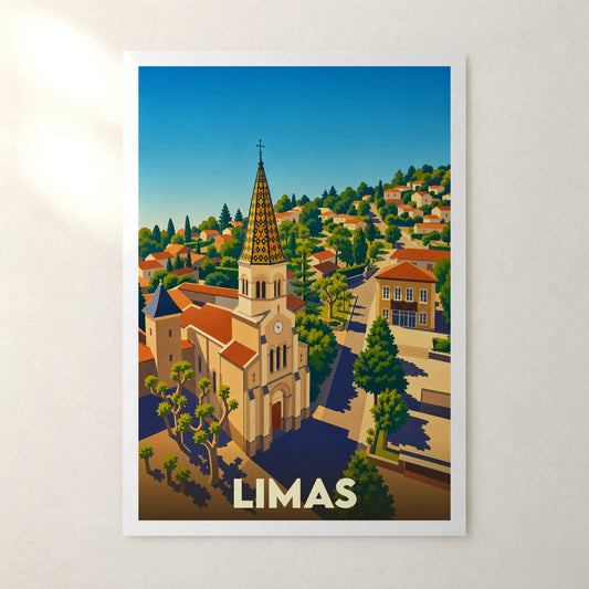 Affiche Limas – sans cadre, accrochée au mur