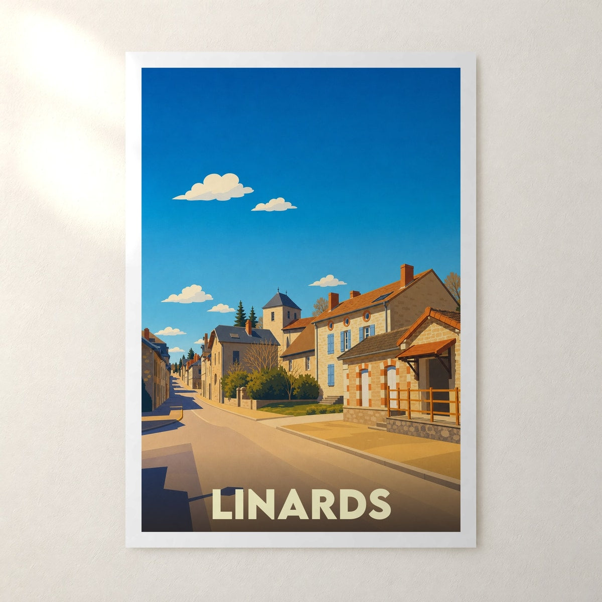 Affiche Linards – sans cadre, accrochée au mur