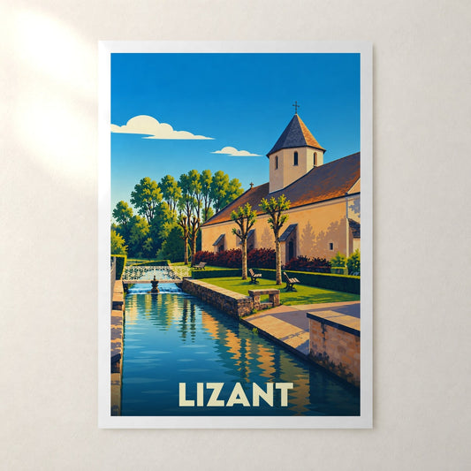 Affiche Lizant – sans cadre, accrochée au mur
