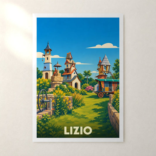 Affiche Lizio – sans cadre, accrochée au mur