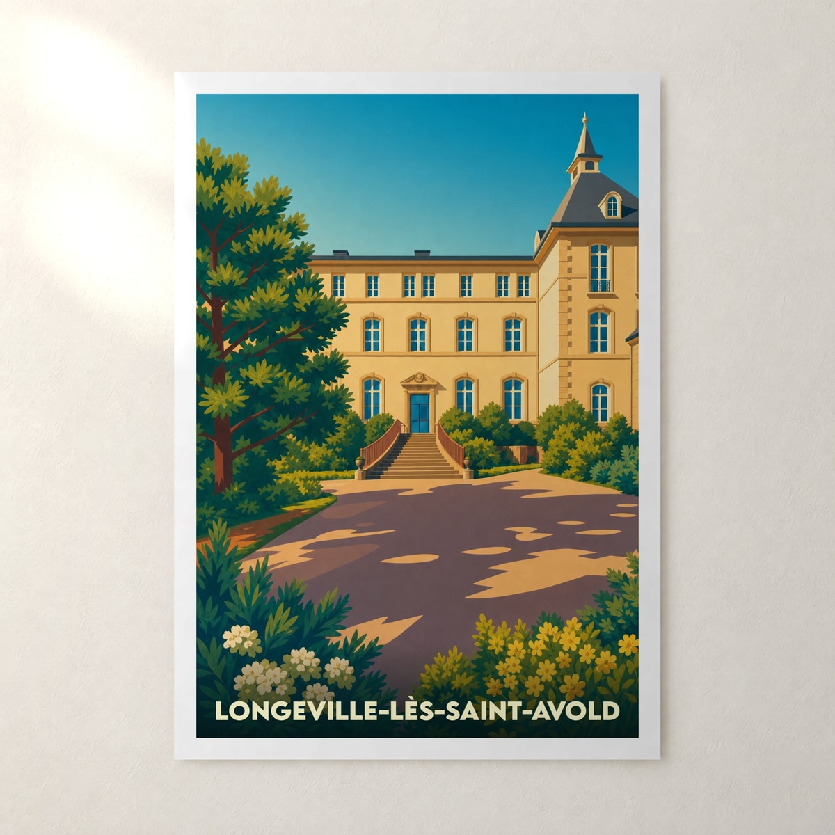 Affiche Longeville-lès-Saint-Avold – sans cadre, accrochée au mur