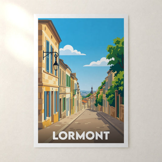 Affiche Lormont – sans cadre, accrochée au mur