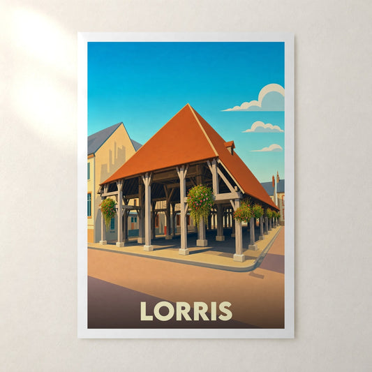 Affiche Lorris – sans cadre, accrochée au mur