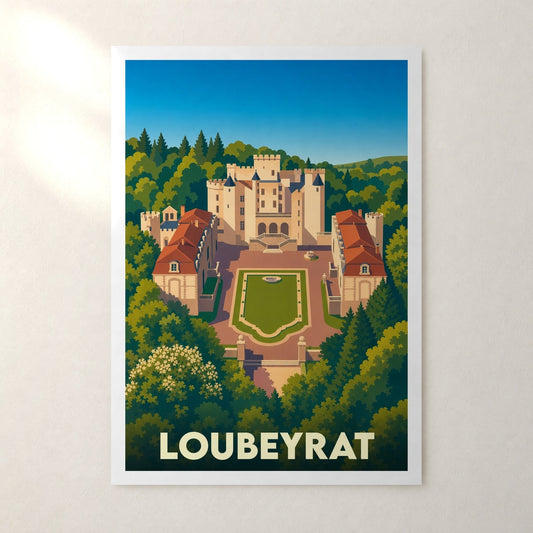 Affiche Loubeyrat – sans cadre, accrochée au mur