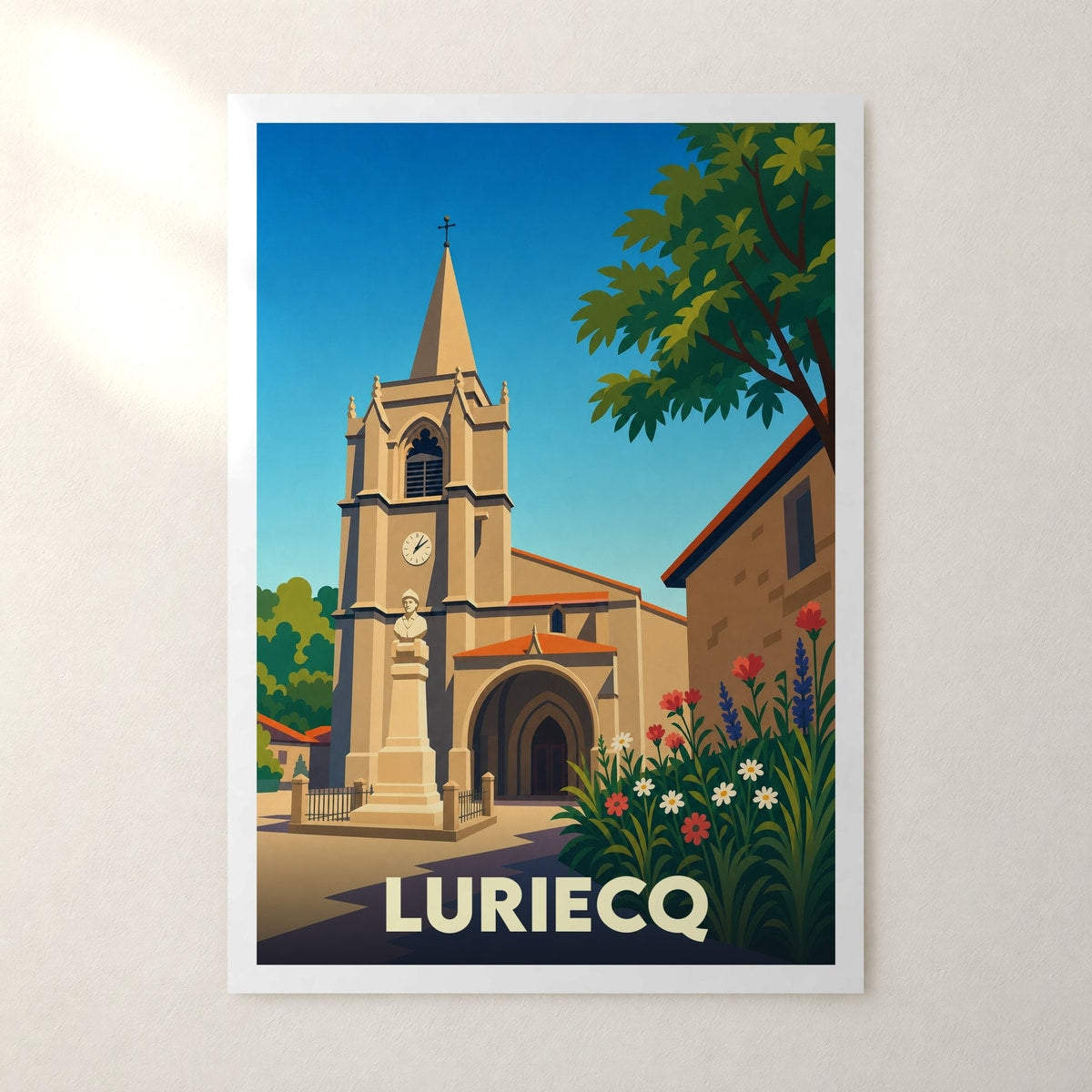 Affiche Luriecq – sans cadre, accrochée au mur