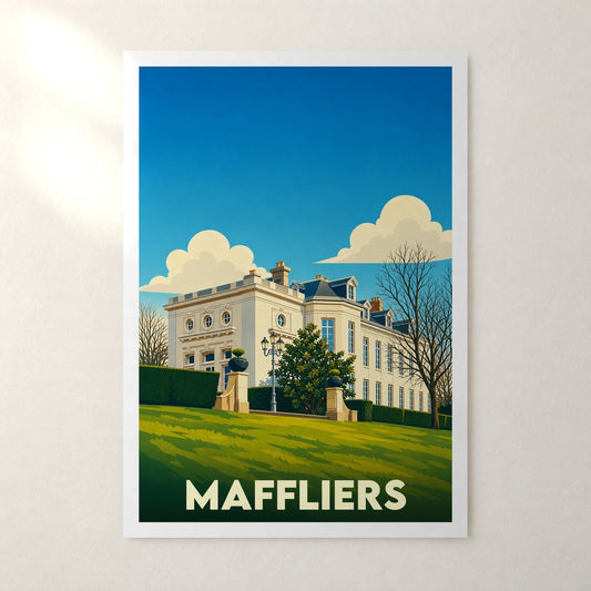Affiche Maffliers – sans cadre, accrochée au mur