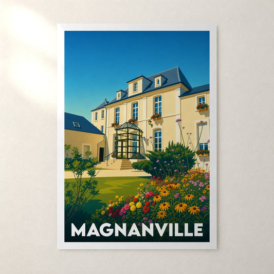 Affiche Magnanville – sans cadre, accrochée au mur