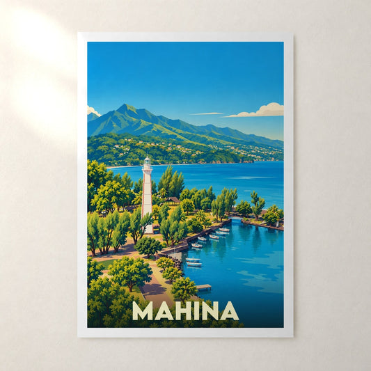 Affiche Mahina – sans cadre, accrochée au mur