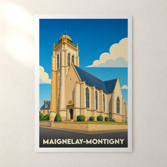 Affiche Maignelay-Montigny – sans cadre, accrochée au mur
