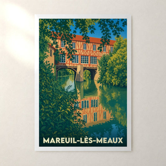 Affiche Mareuil-lès-Meaux – sans cadre, accrochée au mur