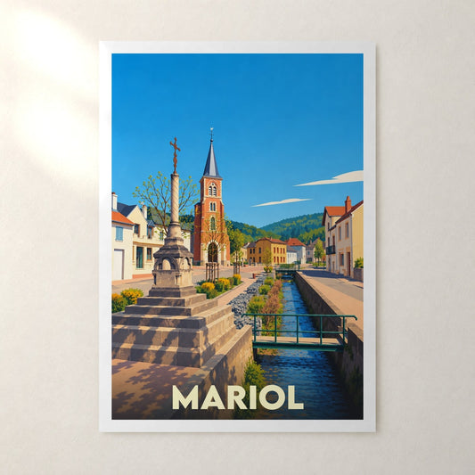 Affiche Mariol – sans cadre, accrochée au mur