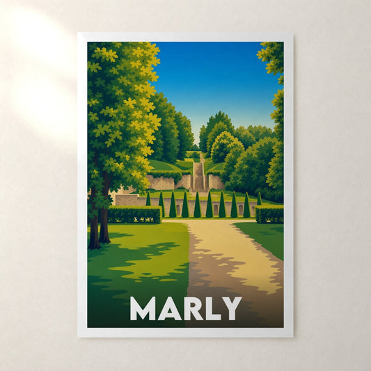 Affiche Marly – sans cadre, accrochée au mur