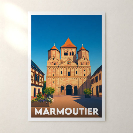 Affiche Marmoutier – sans cadre, accrochée au mur