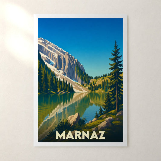 Affiche Marnaz – sans cadre, accrochée au mur