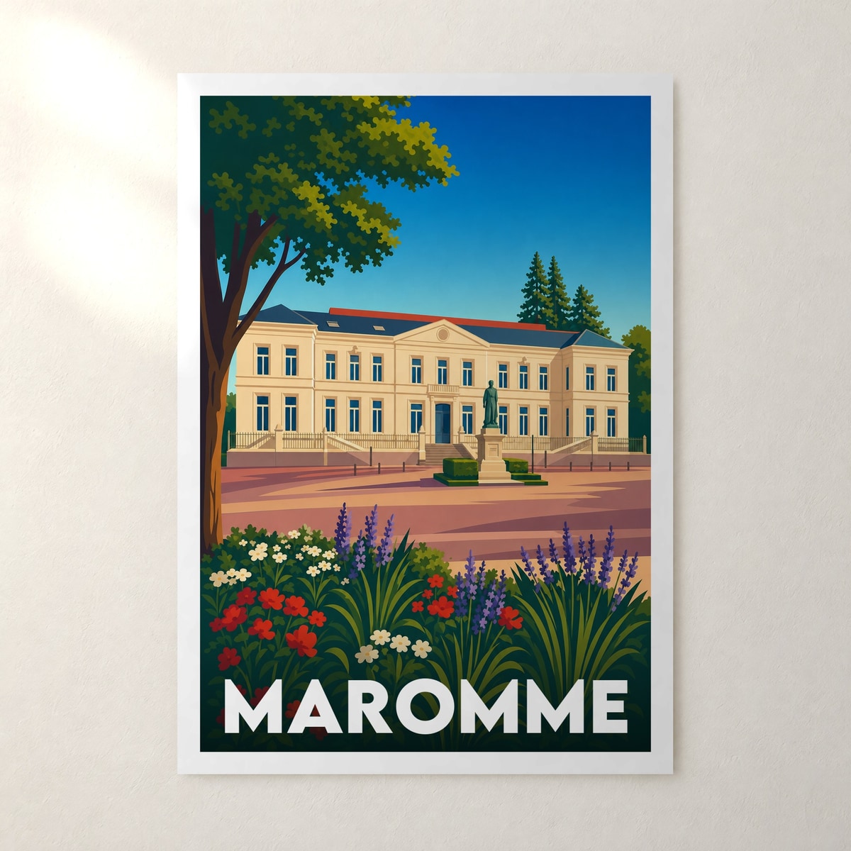 Affiche Maromme – sans cadre, accrochée au mur