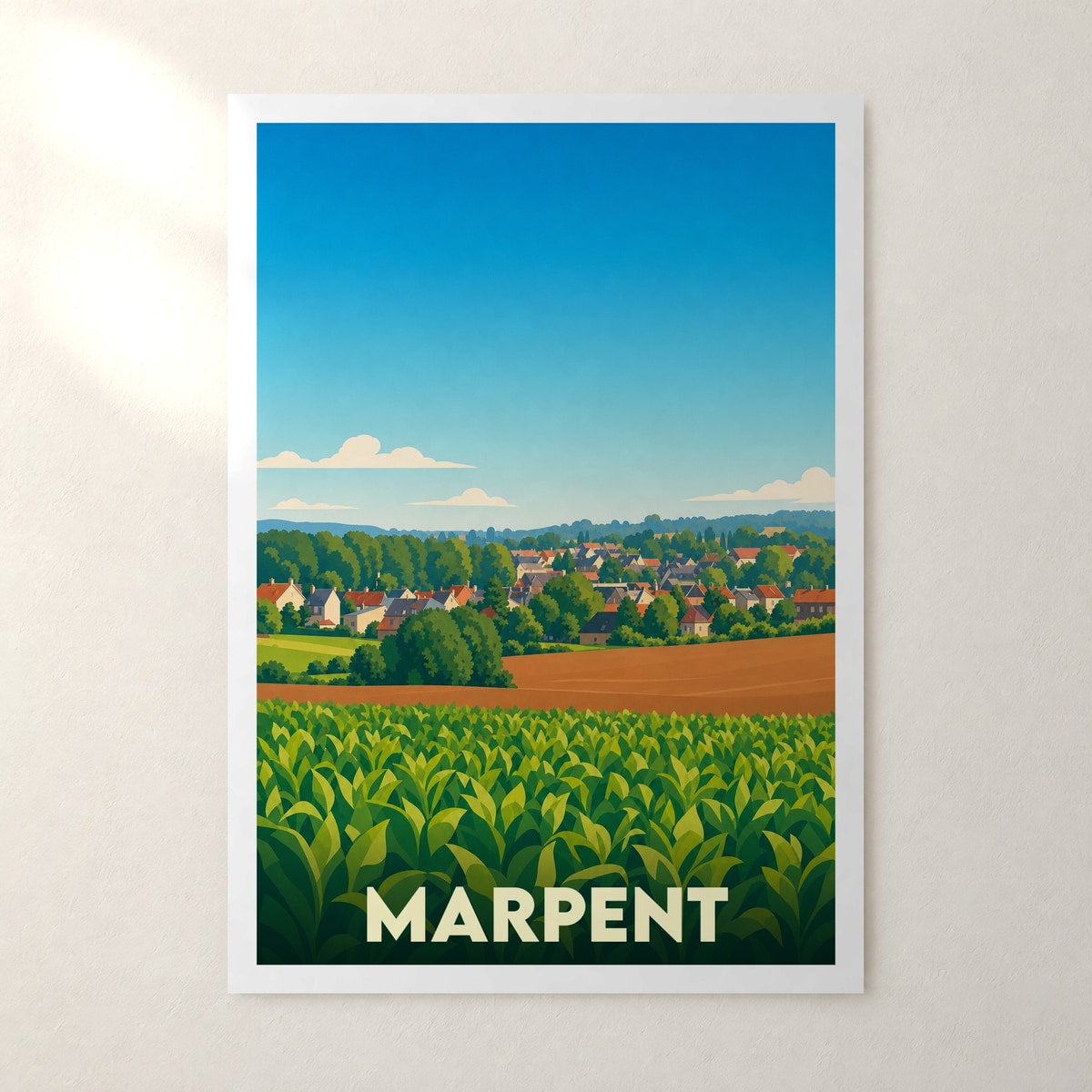 Affiche Marpent – sans cadre, accrochée au mur