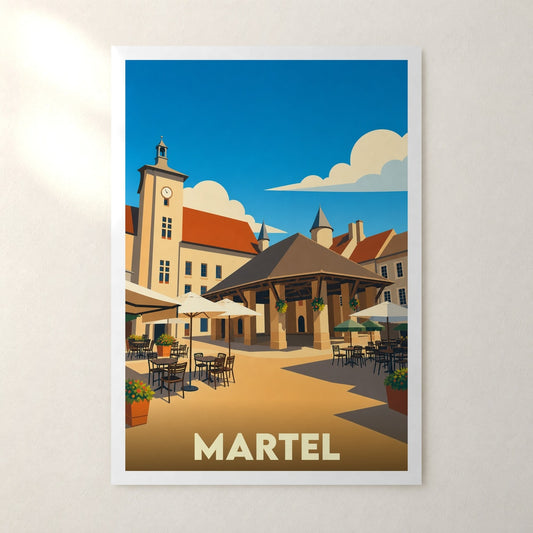 Affiche Martel – sans cadre, accrochée au mur