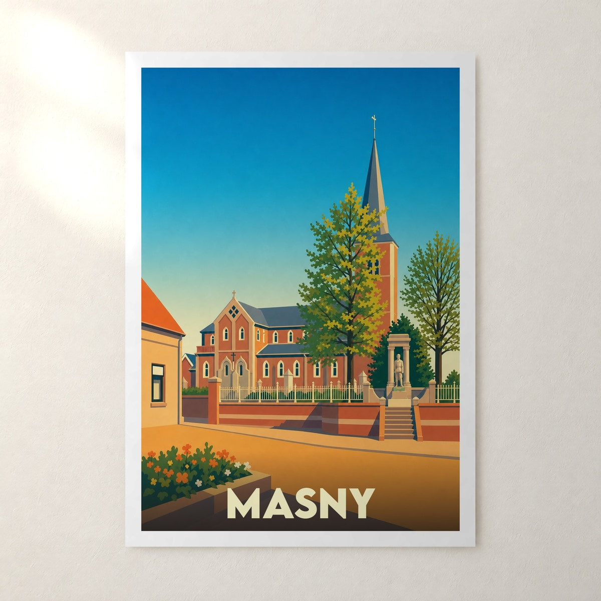 Affiche Masny – sans cadre, accrochée au mur