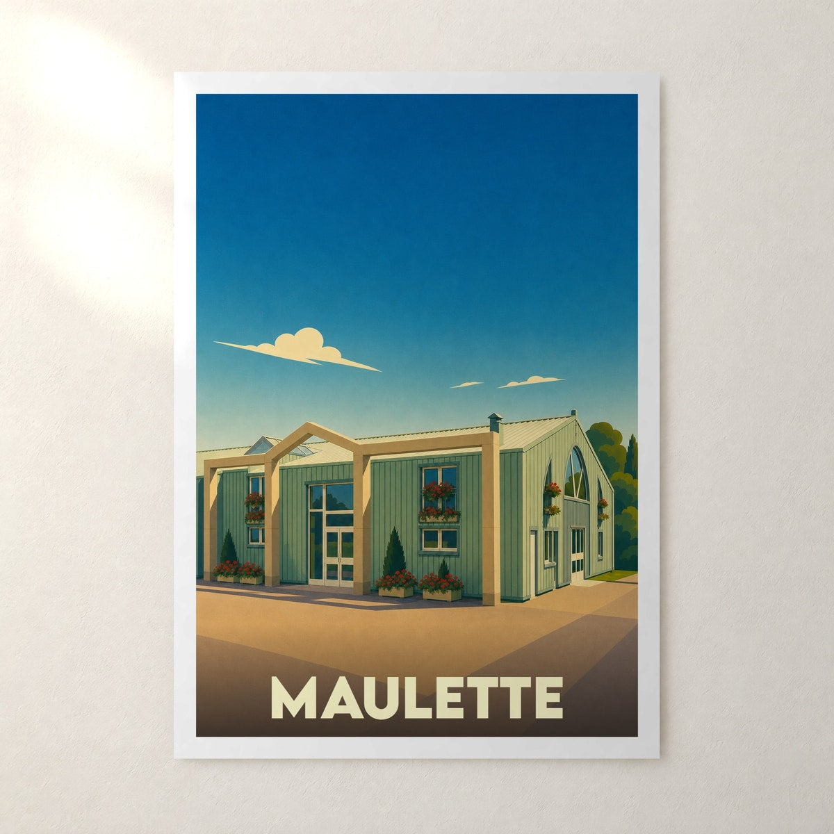 Affiche Maulette – sans cadre, accrochée au mur