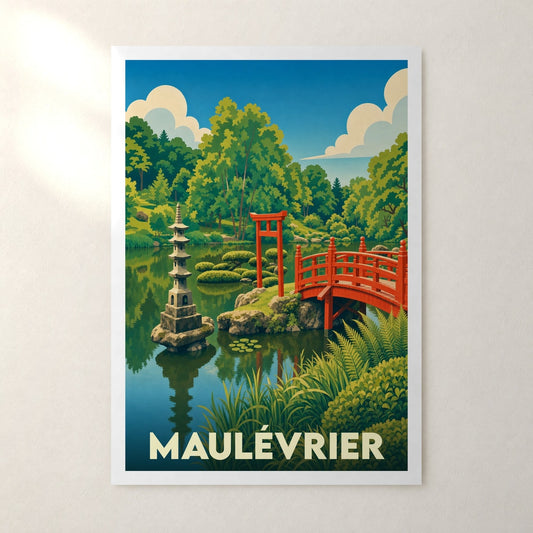Affiche Maulévrier – sans cadre, accrochée au mur