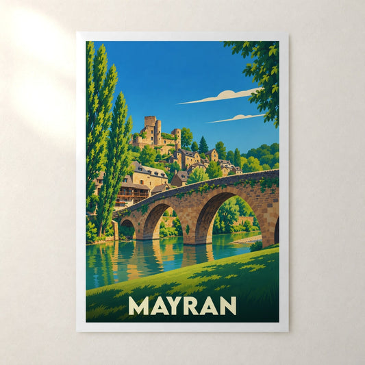 Affiche Mayran – sans cadre, accrochée au mur