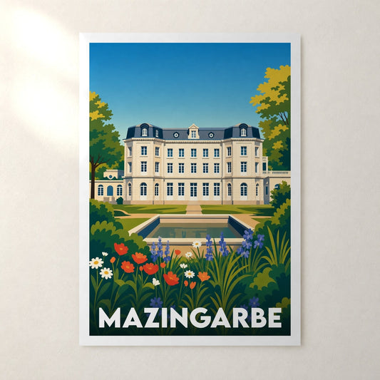 Affiche Mazingarbe – sans cadre, accrochée au mur