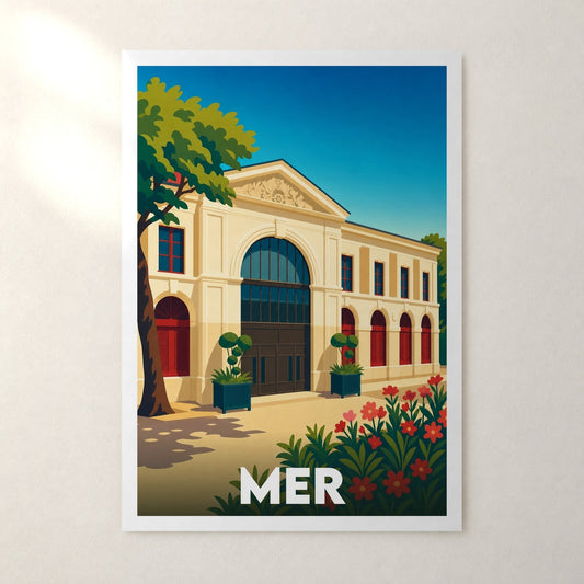 Affiche Mer – sans cadre, accrochée au mur