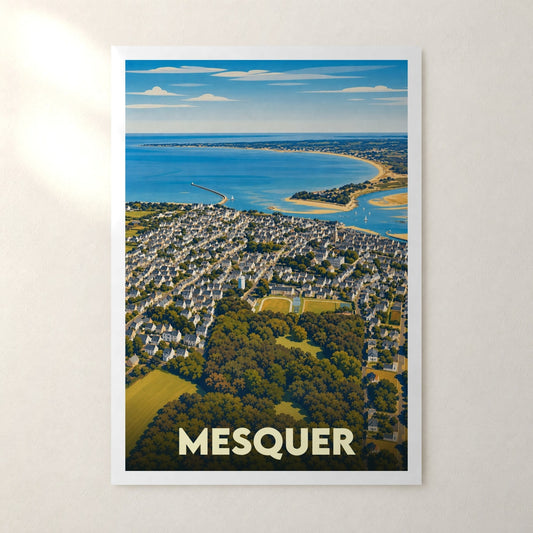 Affiche Mesquer – sans cadre, accrochée au mur
